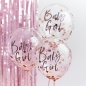 Preview: Luftballon Baby Girl - Rose Gold & Pink Confetti